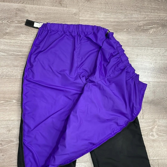 Vintage Columbia Sportswear Company Snow Ski Pants Full Side Zip Black L - Picture 14 of 16